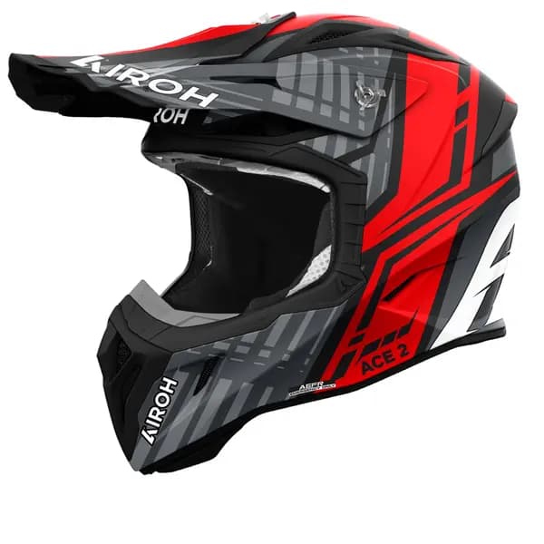Airoh Aviator Ace 2 Proud Red Matt Offroad Helmet Size XL