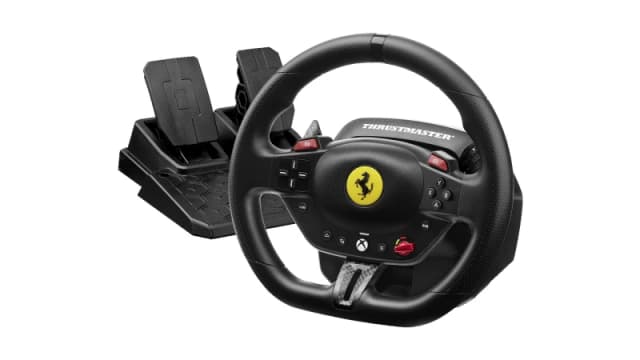 THRUSTMASTER T98-X Ferrari 296 GTS Racing Wheel & Pedals for Xbox & PC 3362934404062