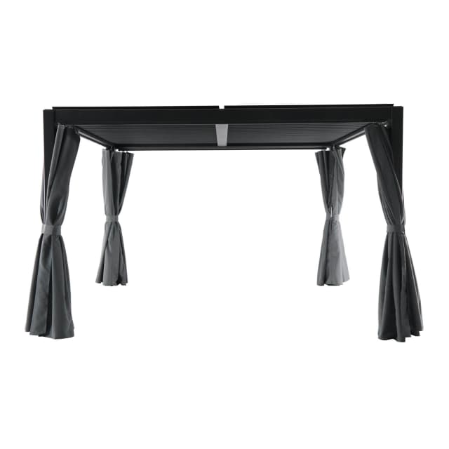 Creador 3 x 3.6m Slat Roof Gazebo Metal