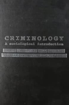Criminology by Eamonn Carrabine Paperback