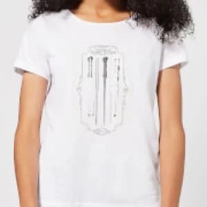 Harry Potter Wand Of Harry Potter Womens T-Shirt - White - 3XL