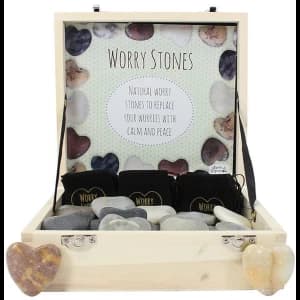 Box of 36 Heart Worry Stones