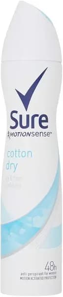 Sure Motion Sense Cotton Dry Deodorant 250ml