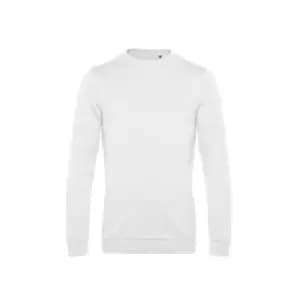 B&C Mens Set In Sweatshirt (2XL) (White)