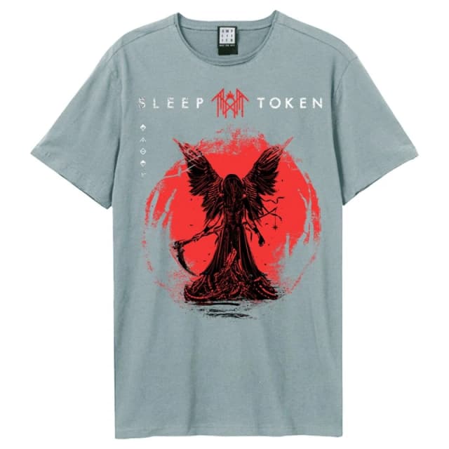 Amplified Amplified Men Take Me Back To Eden Sleep Token T-Shirt in Pale Blue Size: X-Small Pale Blue XS Male 5063574743945