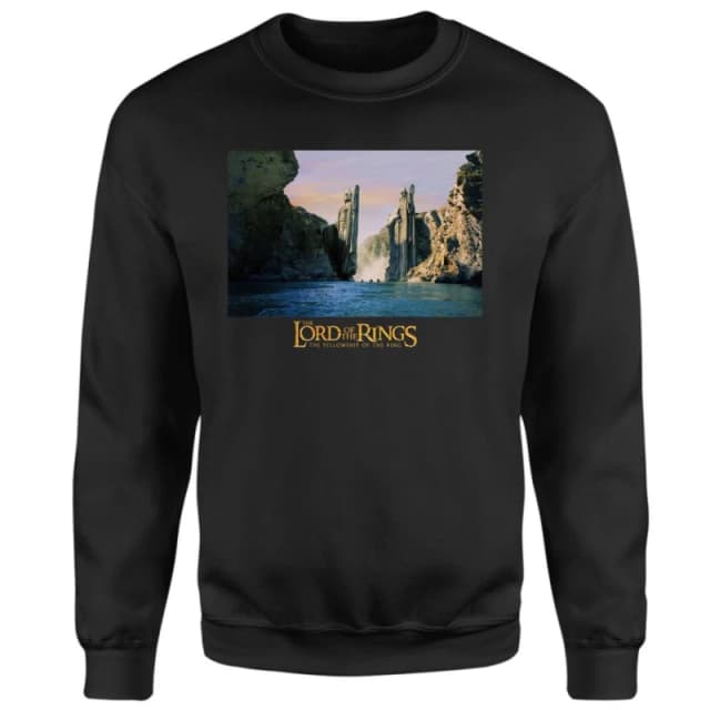 Lord Of The Rings Argonath Sweatshirt - Black - S