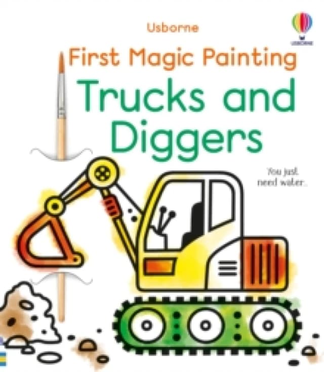 First Magic Painting Trucks and Diggers Paperback / softback