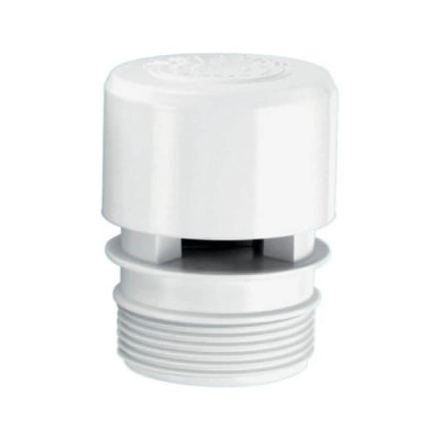 McAlpine VP1W Ventapipe 25 Air Admittance Valve with 1.5" BSP thread on outlet White unisex