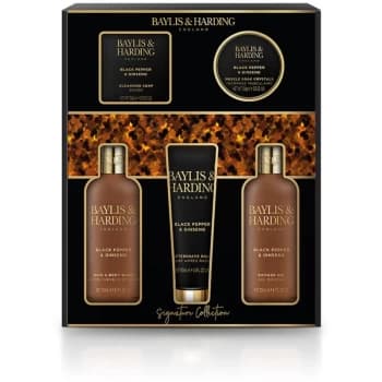 Baylis & Harding Black Pepper & Ginseng Gift Set (for Body and Face)