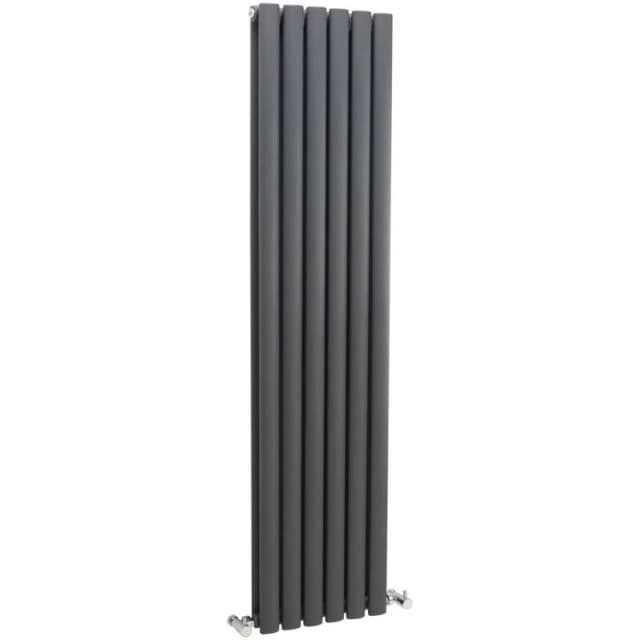 Aspire Aspire - Hudson Reed Revive Double Designer Vertical Radiator 1500mm h x 354mm w - Anthracite PWHLA76