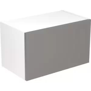 Kitchen Kit Flatpack Slab Kitchen Cabinet Wall Bridge Unit Super Gloss 600mm in Dust Grey MFC