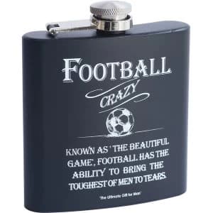 Ultimate Gift for Man Hip Flask Football