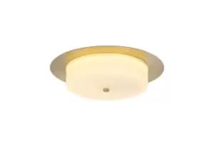 Ceiling, 18W LED, 3000K, 1080lm, IP44, Antique Brass, 3yrs Warranty