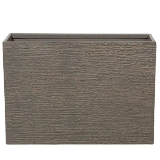 Beliani Plant Pot Edessa 80 Cm Dark Brown