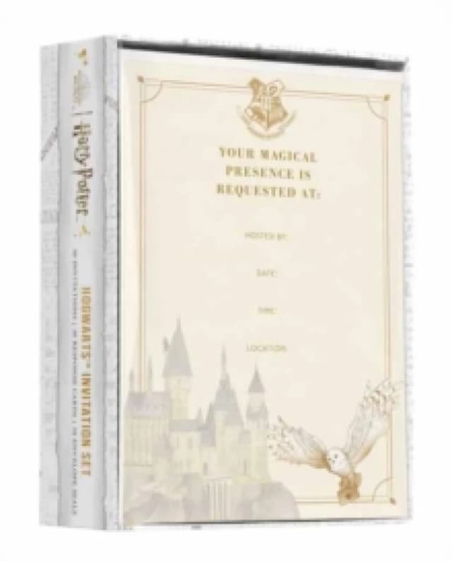 Harry Potter: Hogwarts Invitation Set (Set of 30) Novelty book