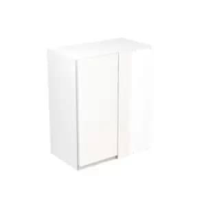 KitchenKIT J-Pull Handleless 60cm Blind Corner Wall Unit - Gloss White