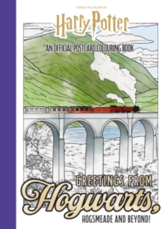 Harry Potter: Greetings from Hogwarts, Hogsmeade, and Beyond! : An Official Postcard Colouring Book Paperback / softback