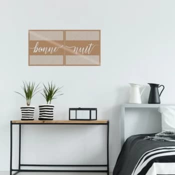 Bonne Nuit 2 - Copper Copper Decorative Metal Wall Accessory