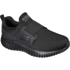Skechers Mens Cicades Occupational Shoes (11 UK) (Black) - Black