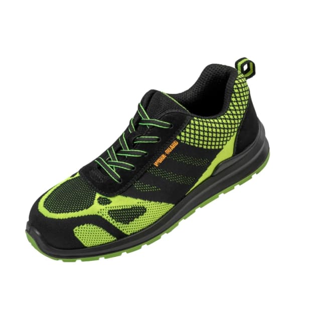 Result Result Men Work-Guard Hicks Safety Trainers in Bright Green Size: 9 Bright Green 9 Male 5059269221324