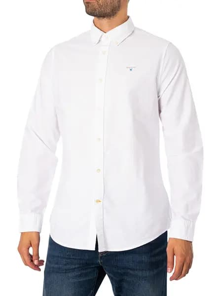 Barbour Oxtown Tailored Shirt White S