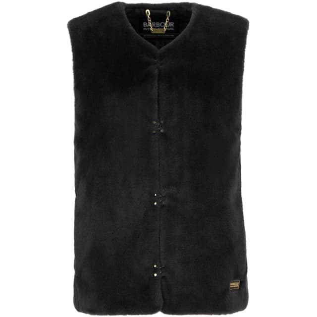 Barbour International Womens Milan Gilet Black female 10 (S)