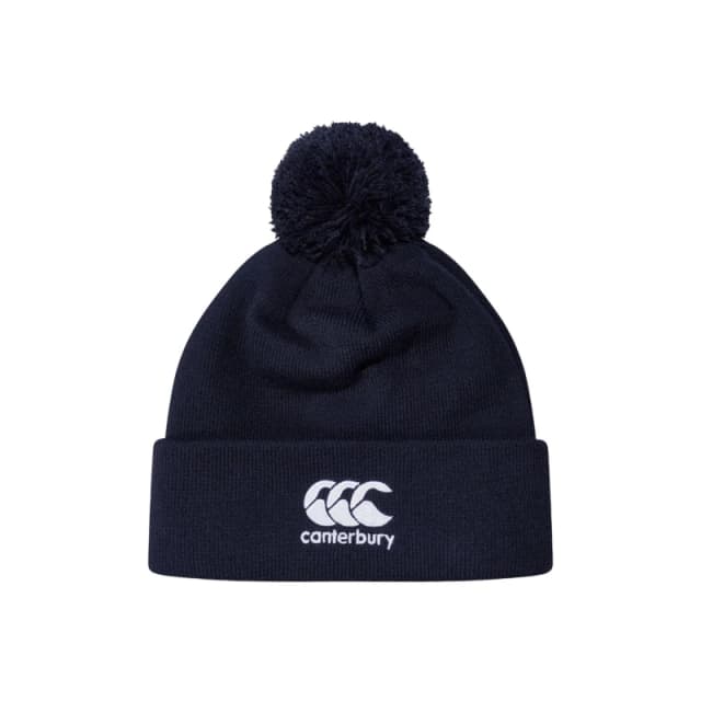 Canterbury Canterbury Men Club Bobble Beanie in Navy Navy One Size Male 5063652107508