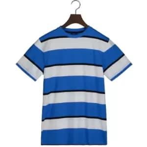 Gant Relaxed Striped T-Shirt Mid Green 1 - Blue