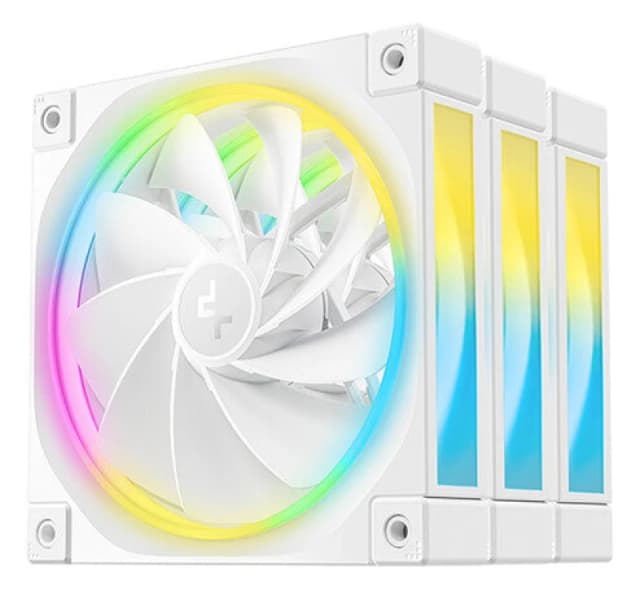 DeepCool DeepCool FL12R WH-3 IN 1 Computer case Fan 12cm White 3 pc(s) R-FL12R-WHAPN3-G