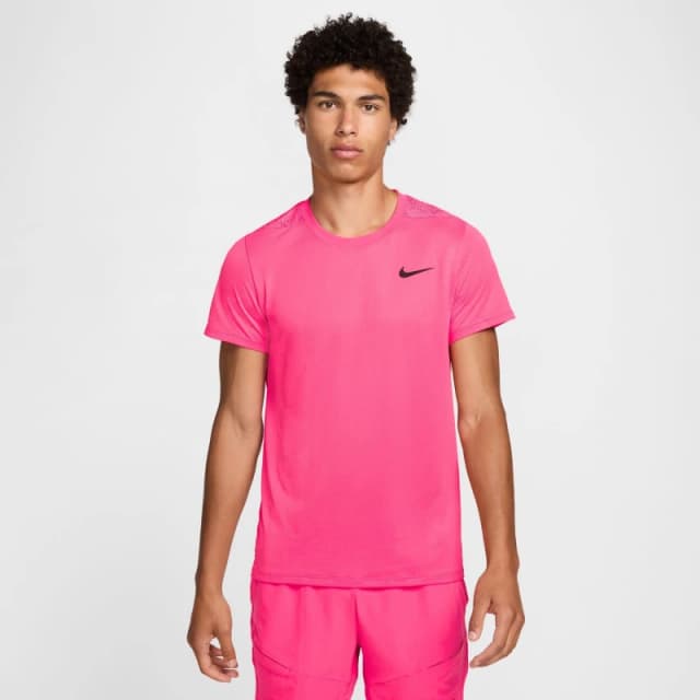 Nike DriFIT Slam Tennis T-Shirt Mens - Pink Pink S
