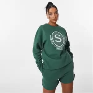 Slazenger Sofia Richie Vintage Sweatshirt - Green