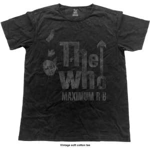 The Who - Max R&B Vintage Unisex Large T-Shirt - Black