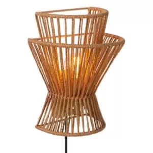 Tasman Scandinavian Wall Light - 1xE27 - Light Wood