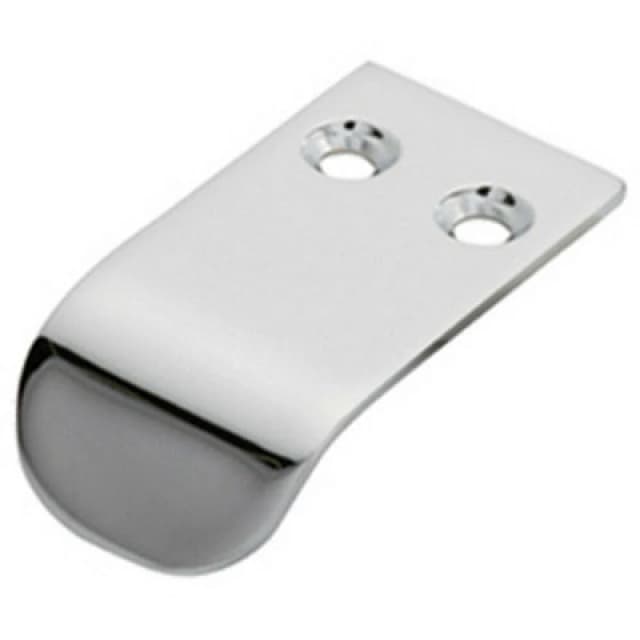 Loops Semi Concealed Cabinet Finger Pull Handle 12mm Fixing Centres Polished Chrome Multi unisex