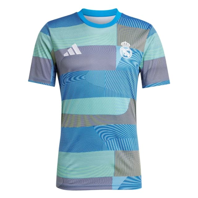 adidas Real Madrid Pre Match Shirt 2025 2026 Adults Blue male S