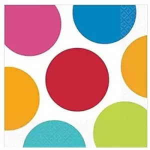 Cabana Dot Party Napkins (Pack Of 16)
