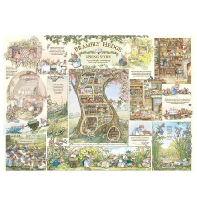 Cheatwell Games Brambly Hedge Spring Story Jigsaw Puzzle 1000 Pieces Multi