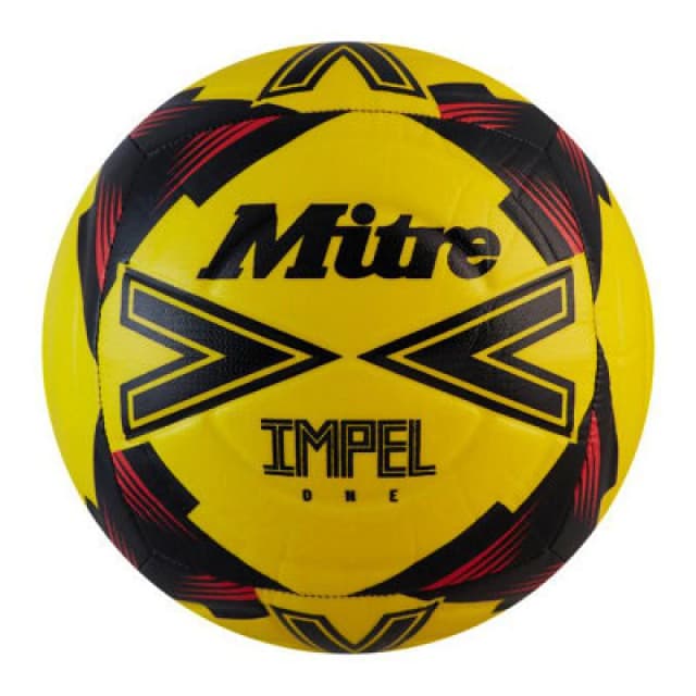 Mitre Impel One Football Yellow/black/red (5)