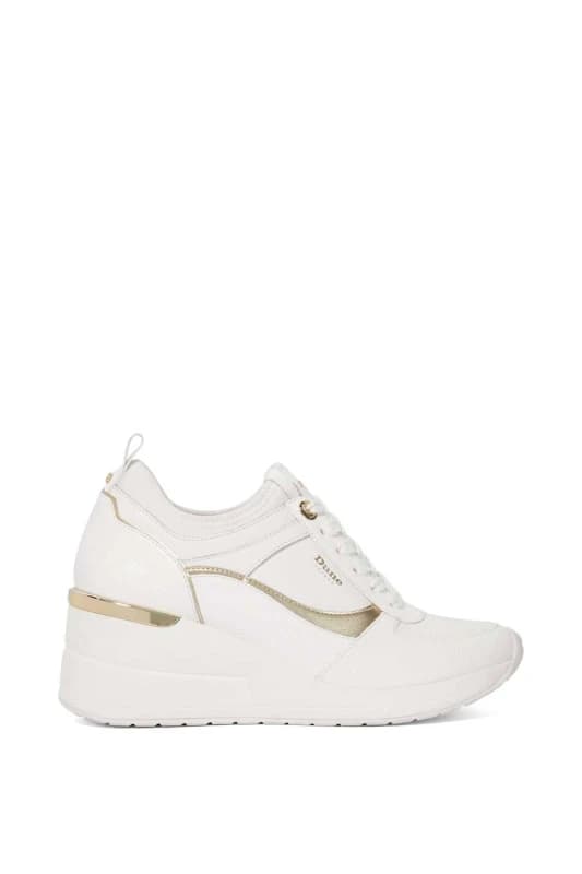 Dune London Womens 'Elarah' Trainers in White Size: 3 White Female 3
