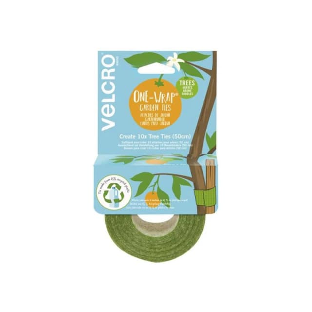 Velcro One-Wrap Tree Ties Plant Support, 5.4m x 5cm Roll