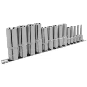 Sealey AK6114 TRX-Star* Socket Set 14pc Deep 1/4", 3/8" & 1/2"Sq D...
