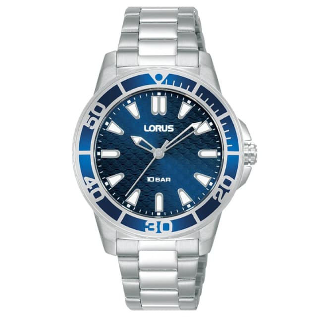 Lorus RG249VX9 Sports Quartz 100m (34mm) Dark Blue Dial / Watch