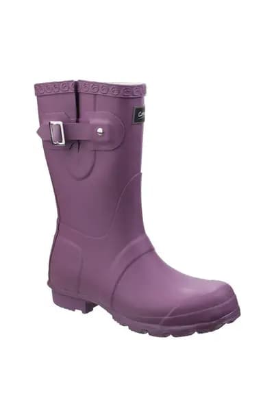 Cotswold 'Windsor' Rubber Wellington Boots Purple