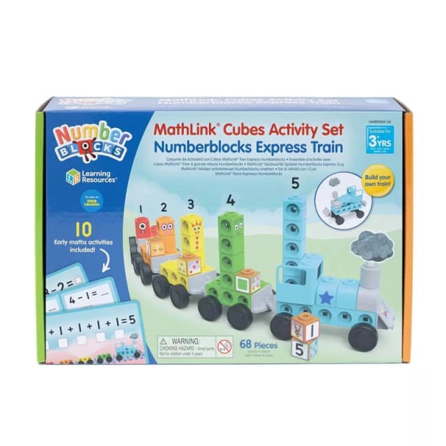 Mathlink Cubes Numberblocks Express Train Activity Set