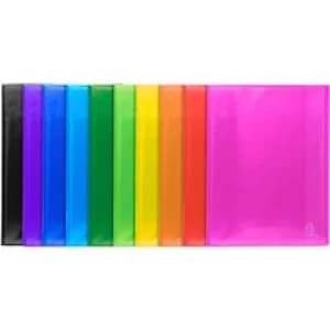 Exacompta Display Book 85970E A4 Assorted 100 Pockets Pack of 8