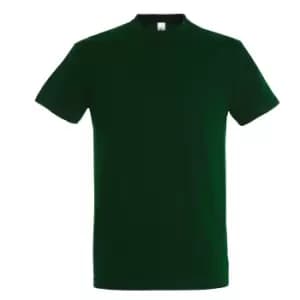 SOLS Mens Imperial Heavyweight Short Sleeve T-Shirt (5XL) (Bottle Green)