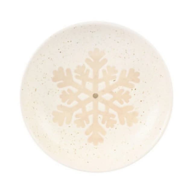 Something Different Something Different Snowflake Incense Holder in Off White Off White One Size Unisex 5063574125864