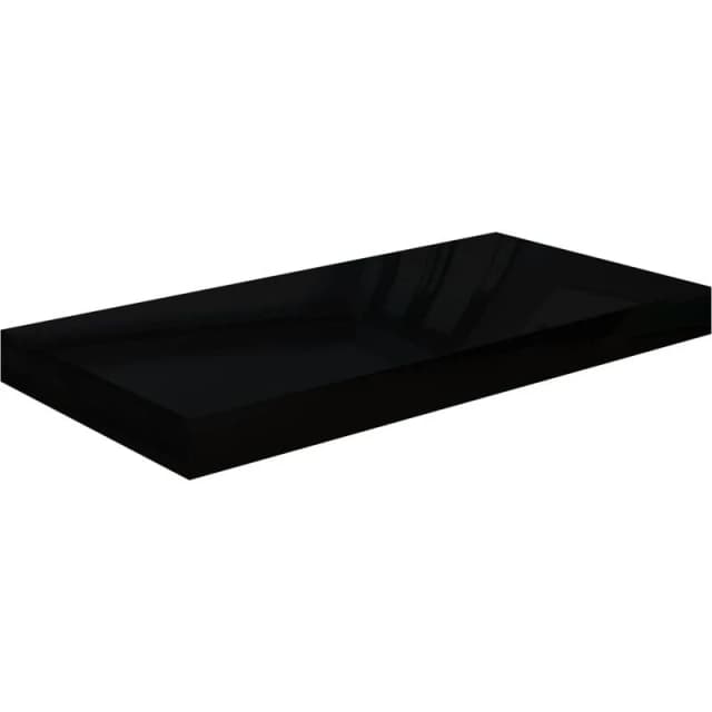VIDAXL Vidaxl - Floating Wall Shelf High Gloss Black 50x23x3.8cm mdf 8720286073971