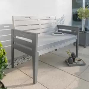 Florenity Grigio 2 Seat Bench - Grey