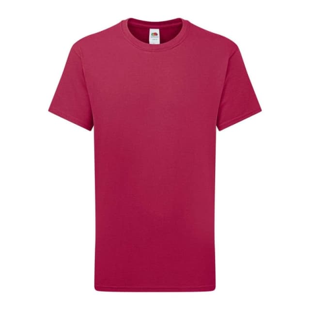 Fruit Of The Loom Iconic 195 boys's Children's T shirt in Multicolour